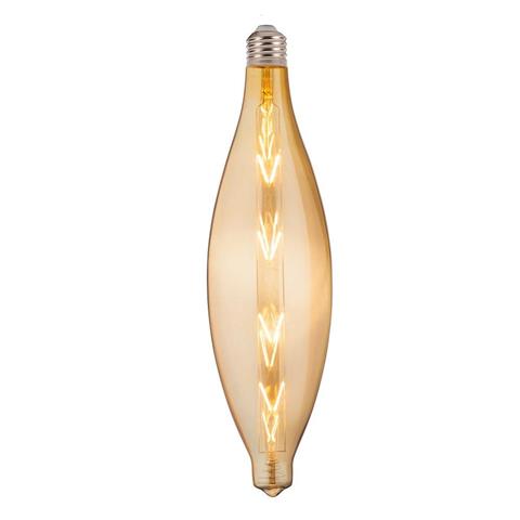Лампа винтажная светодиодная (ретро)  Filament led ELLIPTIC-XL 8W E27 2200К Янтар